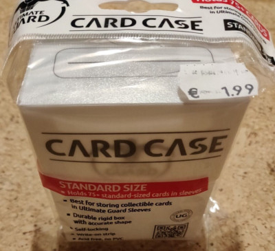 Ultimate Guard Card Case 75+ Standard Size Karten Box WEISS Deckbox
