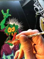 PREMIUM # 00 Lite Saber Long Handle PROFESSIONAL Scrolling & Pinstriping Brush 