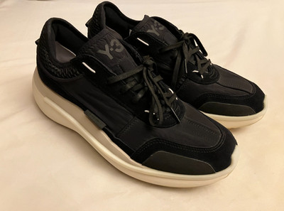 Adidas Y-3 Ajatu Run Black Core White Cream - Size M 10 (Worn Once/Other Box)