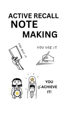 Active Recall Note Making: Active Recall, Note-taking Notebook, Study Planner, M