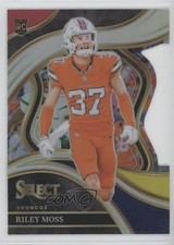 2023 Panini Select Club Level Red & Yellow Prizm Die-Cut Riley Moss #222 1n50