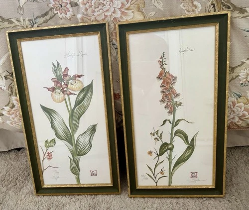 2 Lyndi Lende Hand Signed & Numbered Color Botanic