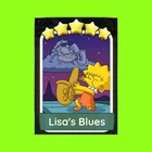 1 X Lisa's Blues ( ⭐⭐⭐⭐⭐ ) - Set 14 - Mono_poly_Go Stickers - Fast Service