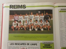 FOOTBALL COUPURE LIVRE MRBT150 1990-1991 18x10 D2 GrB STADE de REIMS