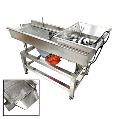 5mm Stainless Steel Linear Vibrating Screen Straight Sieve Shaker Single Layer
