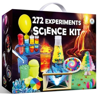 Science Kit für Kinder MINT Chemie Set Vulkan Kristall Physik Labor Spielzeug (272)
