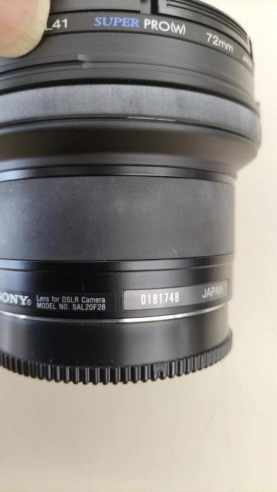 Lente principal gran angular Sony SAL20F28 para fotografía - Imagen 4 de 4