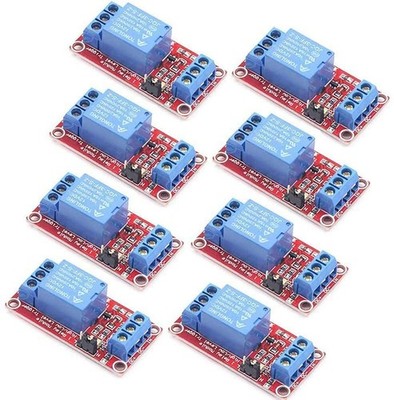 8PCS 5v Relay Module 1 Channel Relay Board for Raspberry Pi with Opto-Isolate...