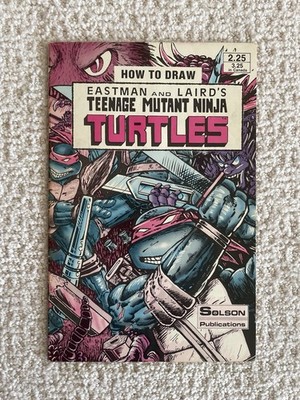 HOW to DRAW the TEENAGE MUTANT NINJA TURTLES #1, Error Variant - 1986 Eastman