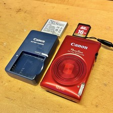 Canon PowerShot ELPH 300 HS 12.1 MP Red PC159...