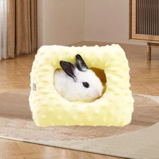 Small Animal Winter Warm Nest Guinea Pig Bed House Winter Hideout Play Bed
