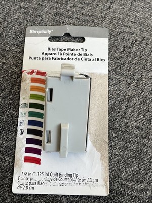 Simplicity Bias Tape Maker Tip 1 1/8'' Quilt Binding Tip