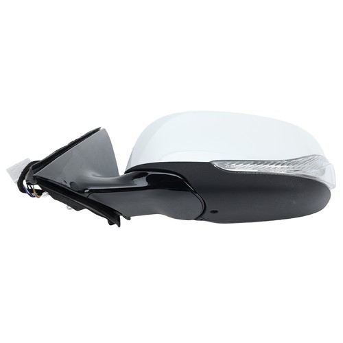 Left Pearl White Side Mirror For Infiniti Q50 2014 15-2021 W/Signal Heated 7Pin - Picture 9 of 16