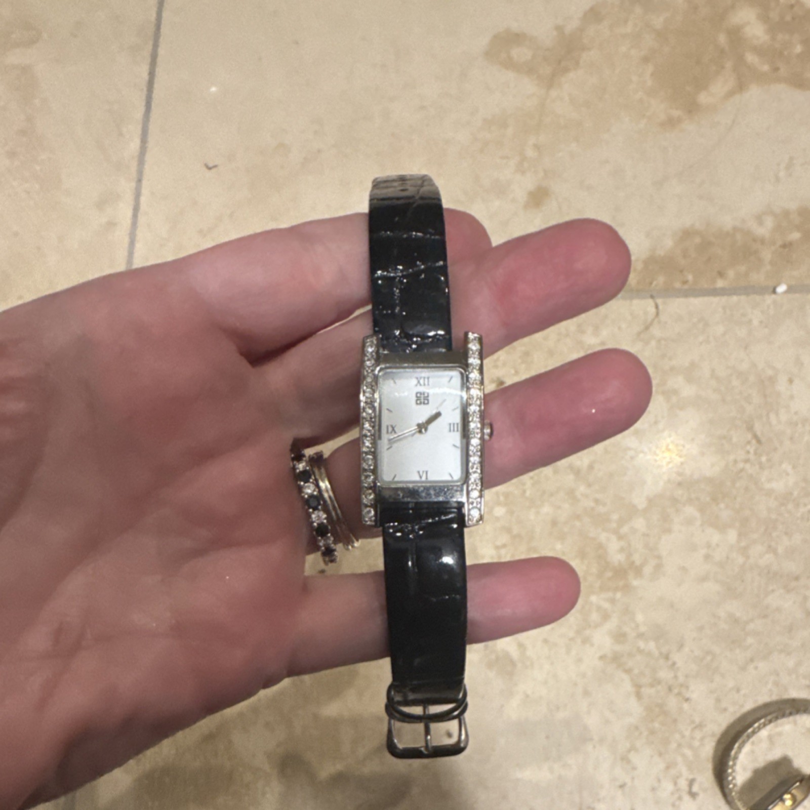 Givenchy Rectangular Analog Wristwatch Roman Nume… - image 1