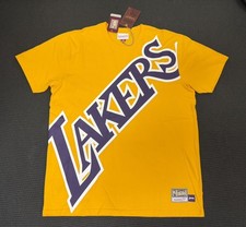 NBA Los Angeles Lakers Big Face T-shirt Mitchell & Ness Hardwood Classics Size L