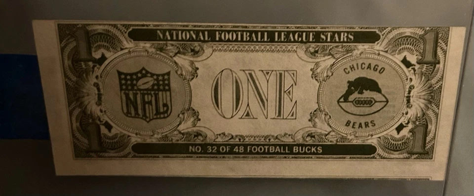 1962 Topps Football Bucks - Bill George #32 - Image 2 of 2