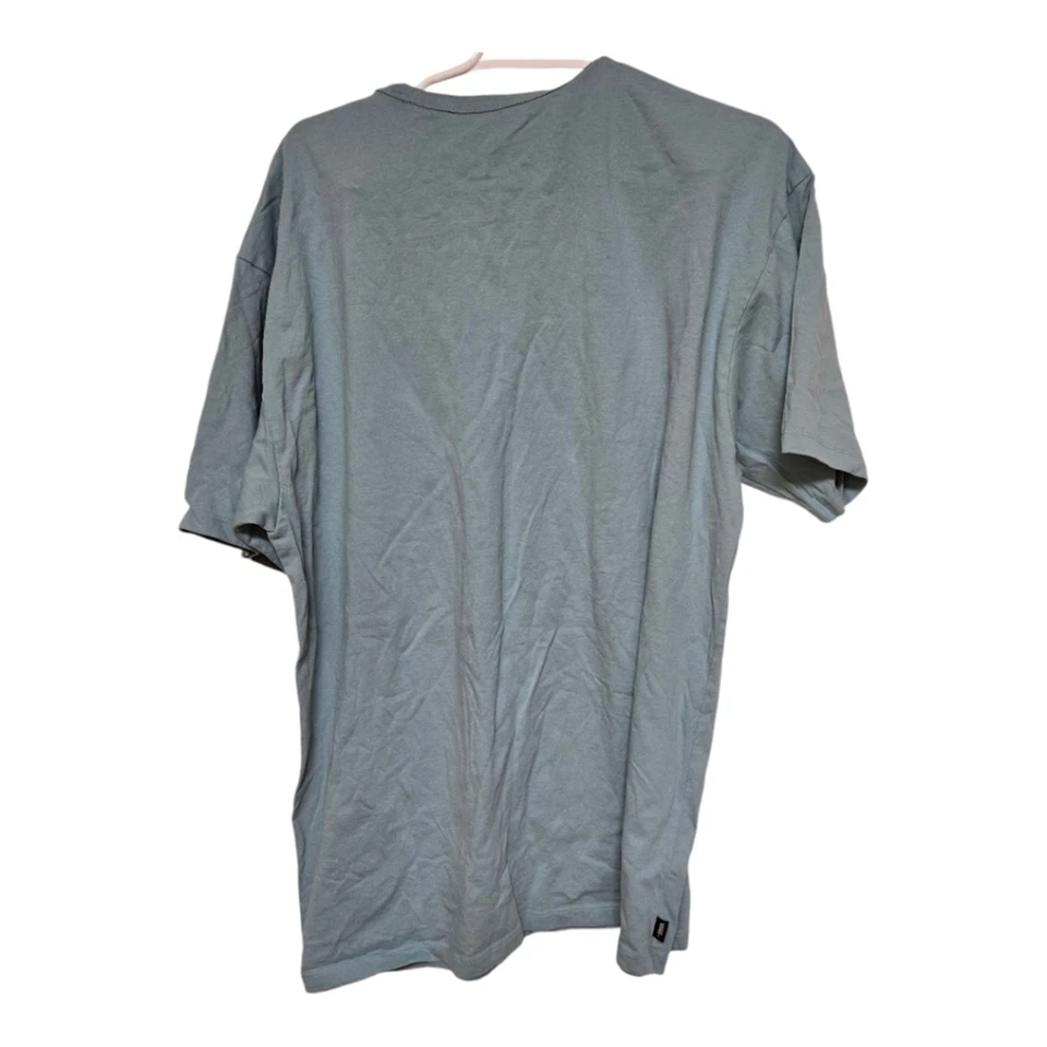 Vans Classic Fit Pocket Tee Men’s XL Blue Green Logo Patch Short Sleeve - Image 2 of 4