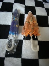 Cocktail Umbrellas Mehndi Party Orange and Blue Brand New