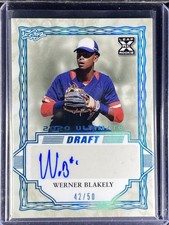 Blakely, Werner - 2020 Leaf Ultimate Draft - Autograph - 42/50