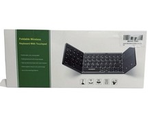Foldable Wireless Keyboard with Touchpad