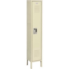 Single Tier Locker 12x12x60 1 Door Unassembled Tan