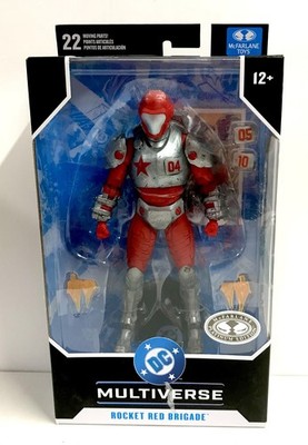 McFarlane Toys DC Multiverse Rocket Red Brigade (Platinum Edition) (17472) (NIB)
