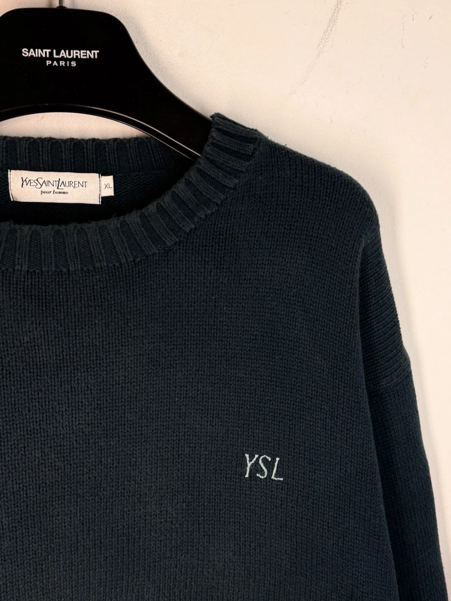 Saint Laurent 100% Cotton Crewneck Sweaters for Men for sale | eBay