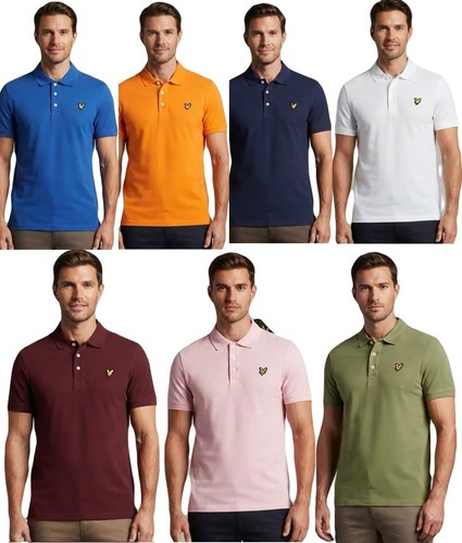 LYLE AND SCOTT SHORT SLEEVE SOLID MEN'S POLO SHIRT