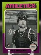 2024 Topps Heritage High Number Kyle McCann #682 Black & White RC Variation