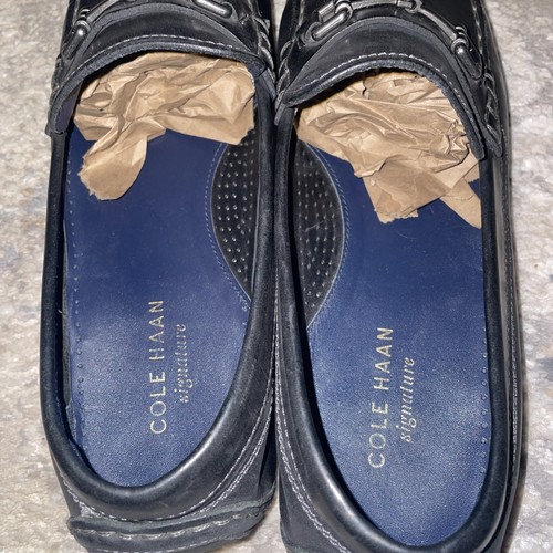 Cole Haan Somerset link Bit II men’s Black Loafers Driving Shoes Size 10 - Picture 5 of 13