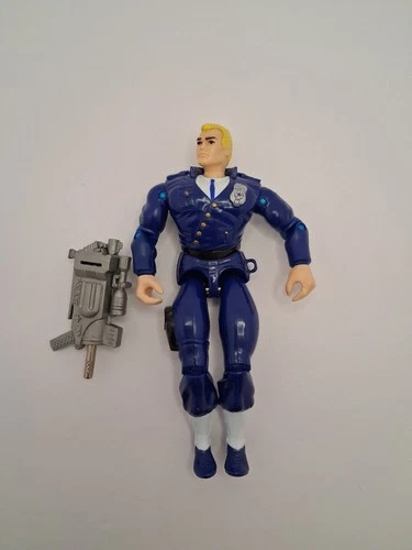 Vintage 1988 Hasbro Longarm COPS N CROOKS figure C.O.P.S w/ Cap Gun