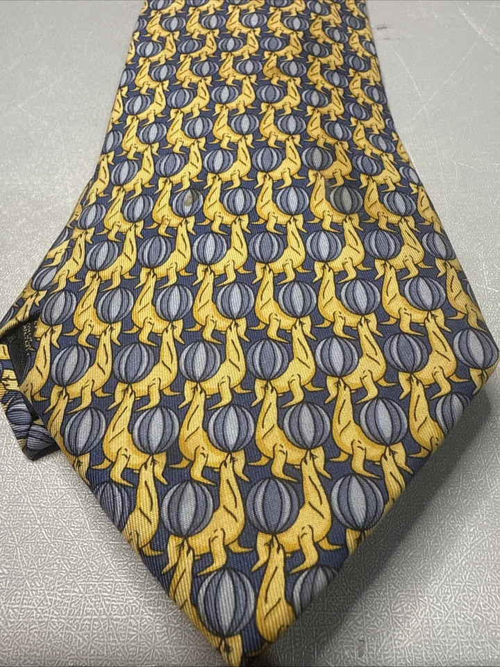 古驰领带 100% 真丝意大利制造 — 第 2/4 张图片