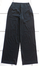 ATHLETA Venice High Rise Wide Leg Pant Women's Size S Black pockets H549