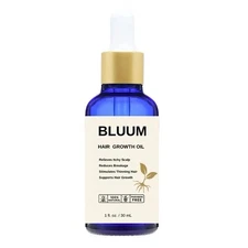2 Oz. Bluum Stimulating Hair Growth Scalp Root Oil Stimulator Peppermint