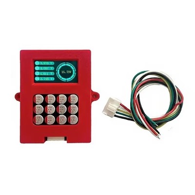 4S 5A Active Equalizer Balancer for Lifepo4/Lipo/LTO Battery+Voltage Display AUK