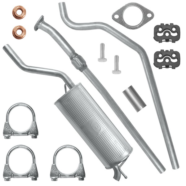 Auspuff SchalldäMpferset FüR Fiat Grande Punto 1 I FließHeck 1.2 (2005-01/2014)-image