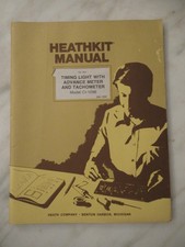 Heathkit Model Ci-1096 Timing Light W Advance Meter And Tach Manual - Original