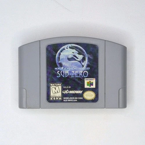 Midway Mortal Kombat Mythologies Sub-Zero Nintendo 64 1997 NTSC-U/C M Mature