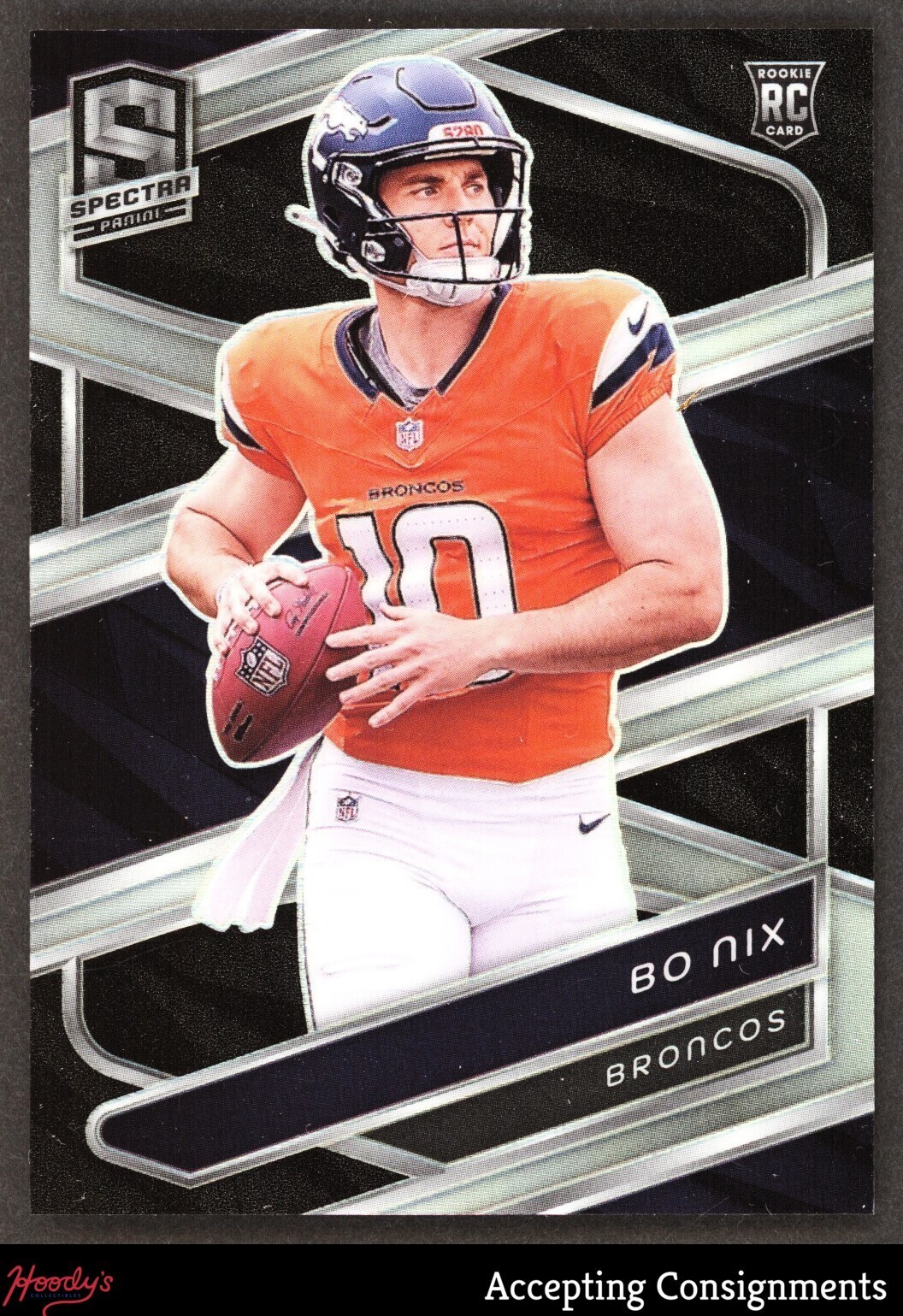 2024 Panini Spectra Silver #6 Bo Nix RC ROOKIE BRONCOS