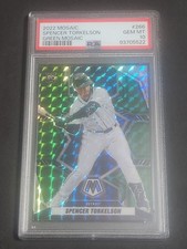 2022 Panini Mosaic SPENCER TORKELSON #266🔥PSA 10🔥Rookie / RC🔥Green Mosaic🔥
