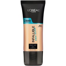 L'Oreal Paris Makeup Infallible Up to 24HR Pro-Glow Foundation, Creamy Natural,