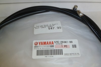 ミィ Yamaha New OEM Rear Brake Cable 5TE-26341-00 Kodiak 400 Grizzly