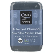 Dead Sea Mineral Bar Soap, Activated Charcoal, 7 oz (198 g)