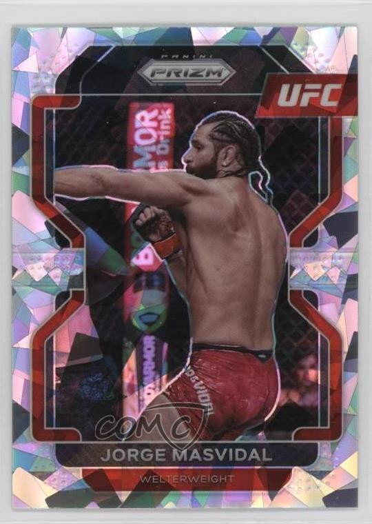 2022 Panini Prizm UFC Ice Prizm Jorge Masvidal #116 1d64