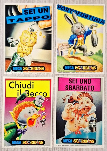 Sgorbions Mega Cards II Espositore 24 Bustine Figurine GPK - Picture 4 of 4