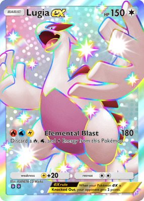Pokemon Pocket TCG Trading Card 2 Star Shiny Lugia EX Fantastical Parade  DIGITAL