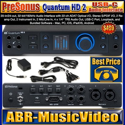 PreSonus Quantum HD 2 USB-C Audio Interface