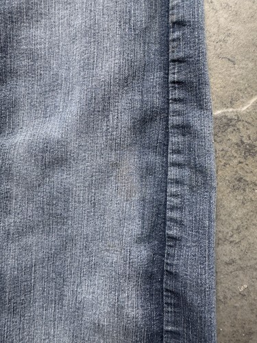 Ariya Jeans Womens Blue Denim Bootcut Distressed Low Rise 30x31 - See Desc - Picture 9 of 14