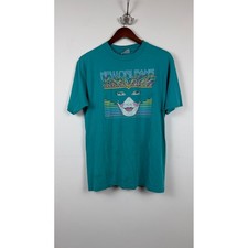 Vintage 1985 New Orleans Mardi Gras Mask Graphic T Shirt Hanes USA Size Large