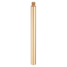 4" Metal Extension Rod, 1Pcs 1/4"-20 Female to Male Thread Tripod Tube Gold